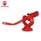 Red Manual Fire Fighting Monitors Fire Emergency Equipment 30 Rated Flow